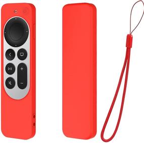 img 4 attached to FLYAMAPIRIT Silicone Cover Replacement for Apple TV 4K Series 6th Generation Siri Remote - Red