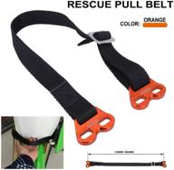 🏍️ jfg racing universal shock absorber tie down straps for off-road motorcycle dirt bike - rescue, pull, drag straps | vibrant orange logo