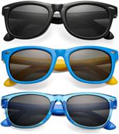 🕶️ детские поляризационные солнцезащитные очки seeband: гибкая рамка из резины tpee, возраст 3-10 лет. логотип