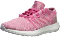 adidas unisex kids pureboost black carbon girls' shoes: stylish & athletic footwear logo