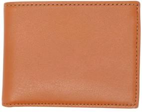 img 1 attached to Cognac Genuine Leather Wallet Bifold