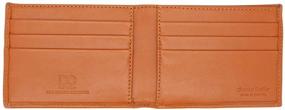 img 2 attached to Cognac Genuine Leather Wallet Bifold