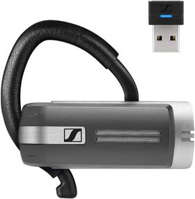 img 3 attached to 🎧 Sennheiser Presence Grey UC Bluetooth Headset (508342) - Dual Connectivity for Mobile Device & Softphone/PC, with Carrying Case and USB Dongle (Black)