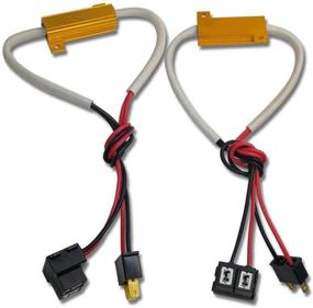 img 3 attached to Усовершенствованный декодер AnyCar H7 Canbus с LED-анти-мерцанием, упряжкой и резистором для светодиодных противотуманных фар высокой производительности