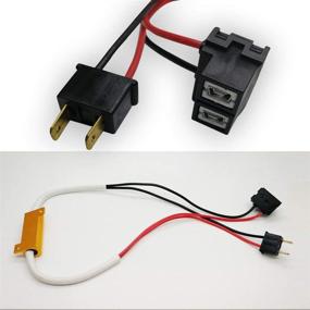 img 2 attached to Усовершенствованный декодер AnyCar H7 Canbus с LED-анти-мерцанием, упряжкой и резистором для светодиодных противотуманных фар высокой производительности