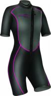 🌊 camaro women's mono voltage shorty 3/2mm surfing wetsuit - enhancing style and performance for female surfers logo