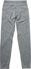 img 1 attached to 👖 Carhartt Rugged Legging Charcoal Heather Girls' Apparel