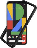 чехол rhinoshield bumper для google pixel 4xl - crashguard black: тонкий, ударопоглощающий защитный чехол с защитой от падения до 3,5 м / 11 футов логотип