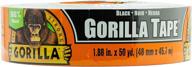 🦍 gorilla 108084: strong and reliable 1.88" x 50yd utility tape - black logo