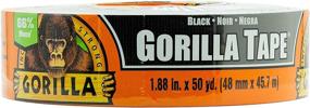 img 4 attached to 🦍 Gorilla 108084: Strong and Reliable 1.88" x 50yd Utility Tape - Black