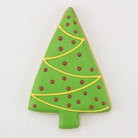 img 2 attached to 🎄 Christmas and Holiday Tree Cookie Cutter Set by Ann Clark Cookie Cutters: Includes 4-Piece Set and Recipe Booklet