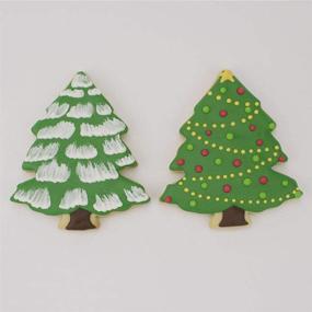 img 1 attached to 🎄 Christmas and Holiday Tree Cookie Cutter Set by Ann Clark Cookie Cutters: Includes 4-Piece Set and Recipe Booklet