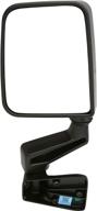 🚙 jeep wrangler left driver side door mirror (1994-2002) - non-heated, folding, black - ch1320296: reliable oem replacement logo