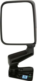 img 2 attached to 🚙 Jeep Wrangler Left Driver Side Door Mirror (1994-2002) - Non-Heated, Folding, Black - CH1320296: Reliable OEM Replacement