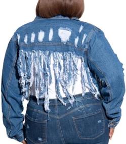 img 2 attached to Shuxiu Women Fashion Denim Jackets