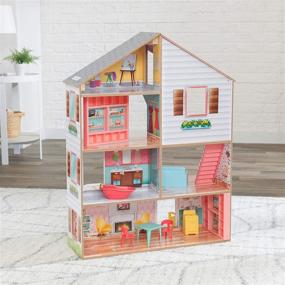 img 3 attached to 🏠 KidKraft Charlie Dollhouse: A Timeless Wooden Playset for Kids