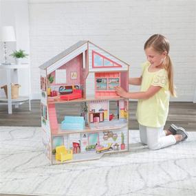 img 1 attached to 🏠 KidKraft Charlie Dollhouse: A Timeless Wooden Playset for Kids
