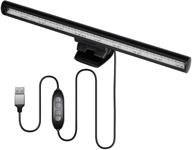 💡 dolike laptop monitor light bar - e-reading led task lamp: no glare, 3 color temperatures, 10 brightness levels, usb powered clip on computer monitor light for home, travel, office logo