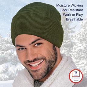 img 2 attached to 🧢 Soft and Warm Winter Hat - Blueberry Uniforms Merino Wool Beanie for Activewear