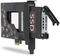 🔌 tougharmor mb839sp-b: pcie expansion slot hot-swap mobile rack for 2.5" sata ssd/hdd - icy dock logo