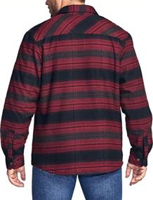 img 1 attached to 🧥 Sherpa Brushed Flannel with CQR Sleeves: Enhanced SEO