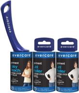 efficient evercare extreme stick lint roller: 🧹 ideal for clothing and furniture, includes 2 refills logo