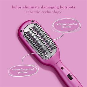 img 3 attached to Conair Mini Super Smoothing Brush: Optimal On-The-Go Styling Solution