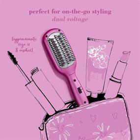 img 1 attached to Conair Mini Super Smoothing Brush: Optimal On-The-Go Styling Solution