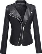 🧥 women's casual motorcycle leather clothing and coats, jackets & vests by tanming logo