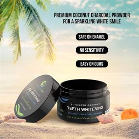 img 1 attached to Natural Teeth Whitening Powder with Activated Charcoal [Includes FREE Bamboo Toothbrush] | Brightening Teeth Coconut Charcoal | 60g / 2.11oz