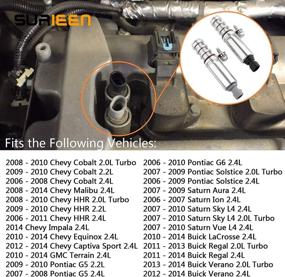 img 1 attached to 🚀 High-Performance Actuator Solenoid Valve Kit for GM Vehicles - Chevy Cobalt, HHR, Malibu, Equinox, GMC Terrain, Pontiac G6 & more - 2.0, 2.2, 2.4L