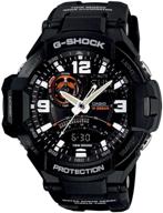 🛩️ casio men's ga1000 gravity master g-shock aviation watch: unparalleled precision and durability logo