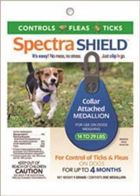 img 2 attached to 🐶 Durable Durvet Spectra Shield Collar Medallion for Small Dogs, 14-29 lbs: Ultimate Protection