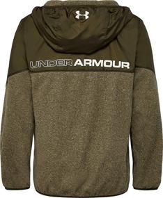 img 1 attached to 🧥 North Rim Micro Fleece Hoody for Boys by Under Armour - Featuring Eye-Catching Print