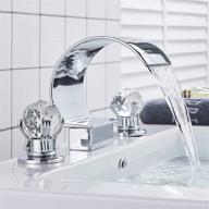 🛀 rozin waterfall bathtub: luxurious crystal widespread fixture logo