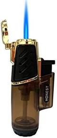 img 3 attached to 🔥 Navpeak Jet Cigar Lighter: Windproof Turbo Strong Flame Gas Butane Refillable Torch Lighter with Butane Window (Coffee) - Essential Smoking Gadget (Butane not Included)