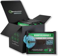 surviveware biodegradable wet wipes: rinse-free shower for post workout & outdoors - 4x15 pack logo