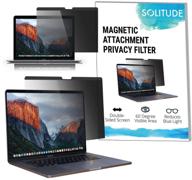 solitude screens - slimmest magnetic privacy screen for macbook pro 16 inch - dual-sided anti-glare macbook pro 16 inch screen protector - privacy screen for macbook pro 16 inch laptop screen (2019+) логотип