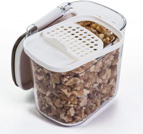 img 1 attached to Compact & Versatile: Progressive 1.5 Cup Mini Prokeeper Airtight Storage Container Set - Ideal Organization Solution