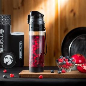 img 3 attached to 🍓 MAMI WATA Fruit Infuser Water Bottle: Stylish Design with Free eBook and Insulating Sleeve - Gift Box Included! (24oz)