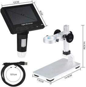 img 3 attached to 🔬 Leanking 4.3 inch 50X-1000X Magnification 720P LCD Digital Microscope Camera