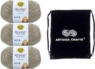 lion brand knitting yarn 3 skein logo