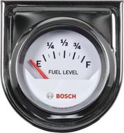 📊 actron sp0f000048 bosch style line 2-inch electrical fuel level gauge - white dial face with chrome bezel logo