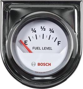 img 3 attached to 📊 Actron SP0F000048 Bosch Style Line 2-inch Electrical Fuel Level Gauge - White Dial Face with Chrome Bezel