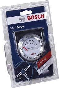 img 1 attached to 📊 Actron SP0F000048 Bosch Style Line 2-inch Electrical Fuel Level Gauge - White Dial Face with Chrome Bezel
