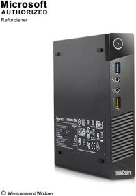 img 2 attached to 🖥️ Lenovo ThinkCentre M93P Tiny Mini Бизнес ПК | Intel Dual-Core i5-4570T | 8 ГБ ОЗУ | 240 ГБ SSD | Windows 10 Pro - Восстановленный