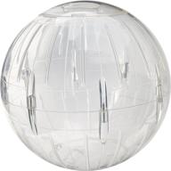 🐹 lee's kritter krawler jumbo exercise ball: 10-inch, clear - ultimate pet workout experience! логотип