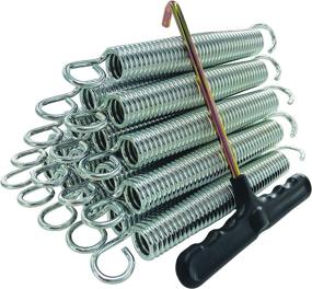 img 4 attached to 🛠️ Impact Spring Trampoline Springs Kit - Heavy Duty Galvanized Steel Replacement Set of 15 with Extra T Hook