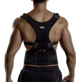 img 4 attached to 🔧 Cotill Back Brace Posture Corrector: Adjustable Shoulder Support for Men and Women, Relieve Neck, Back, and Shoulder Pain