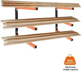 img 3 attached to 📦 Homydom 3-Level Lumber Storage Organizer